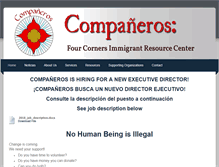 Tablet Screenshot of companeros.info